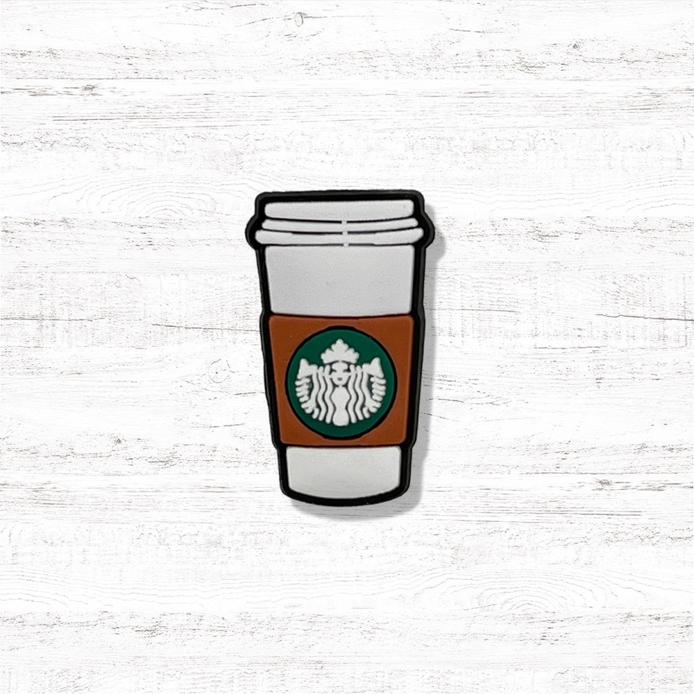 👟(6/$15) New Coffee Shoe Charms for Crocs Croc Charms! Starbucks